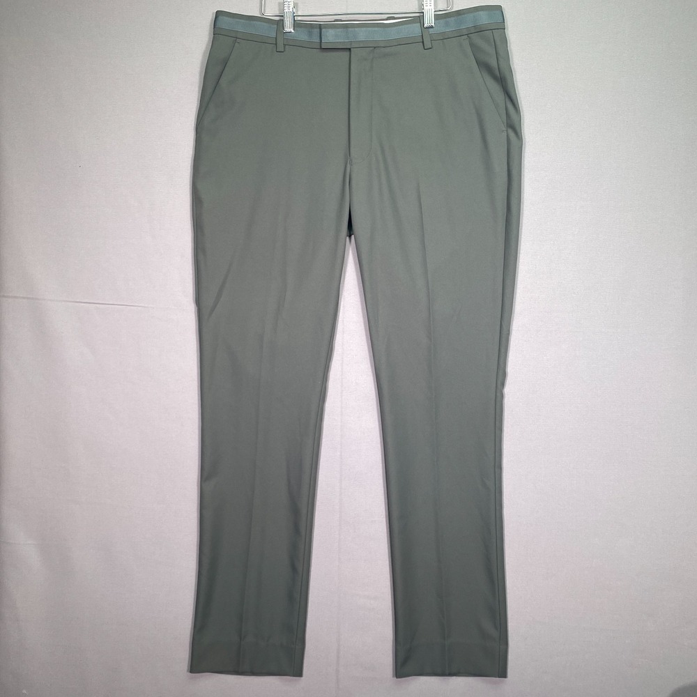 G/Fore Performance Golf Tech Pants Tapered Lightweight Twill Gray Size 36x32